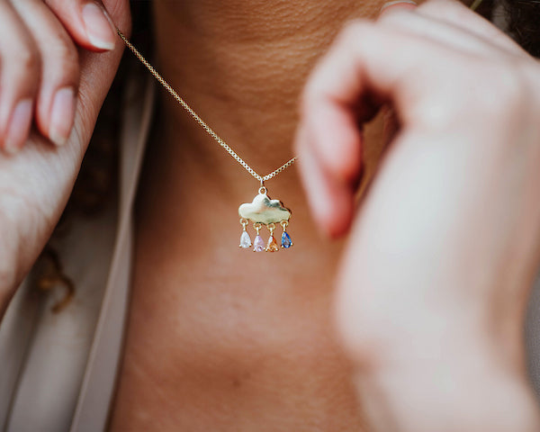 Rainbow After the Storm Necklace