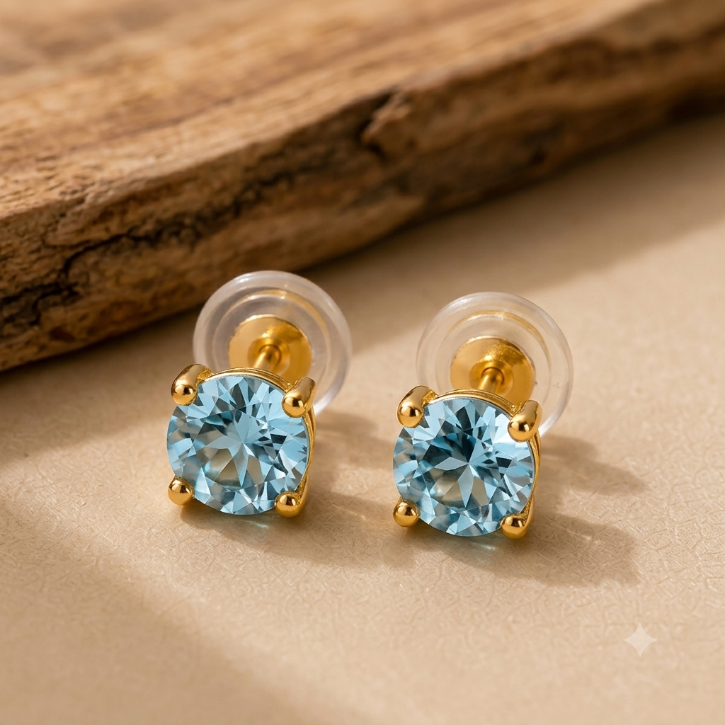April Birthday Signature Studs