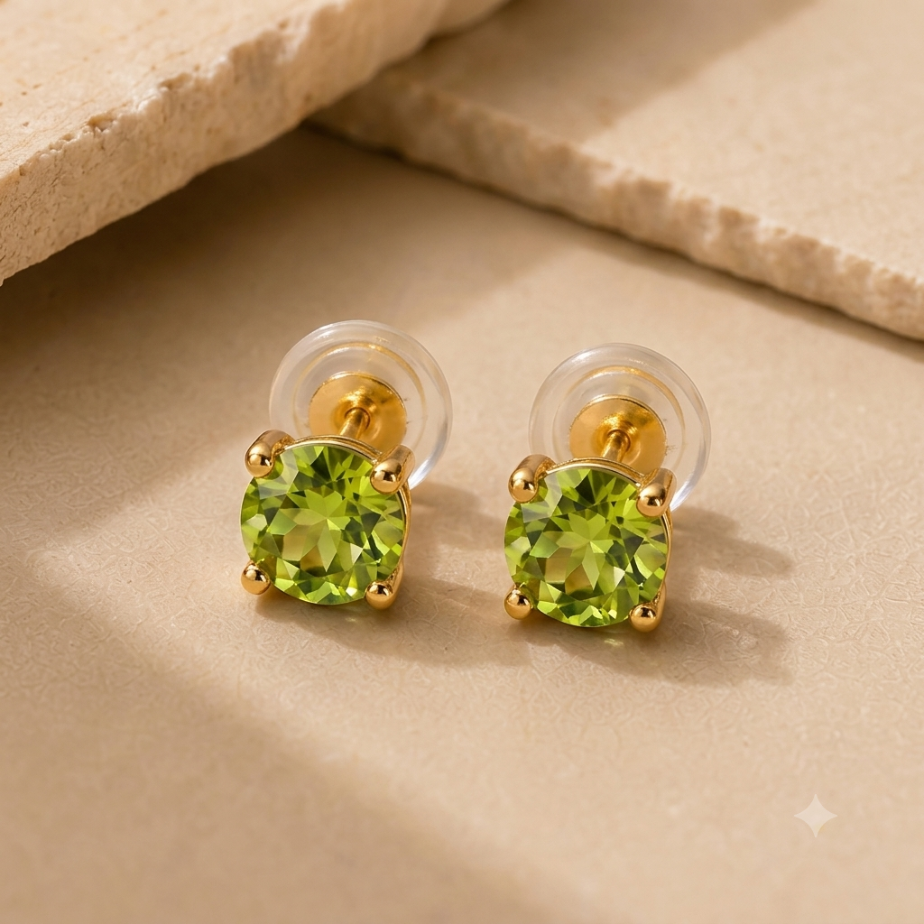 August Birthday Signature Studs