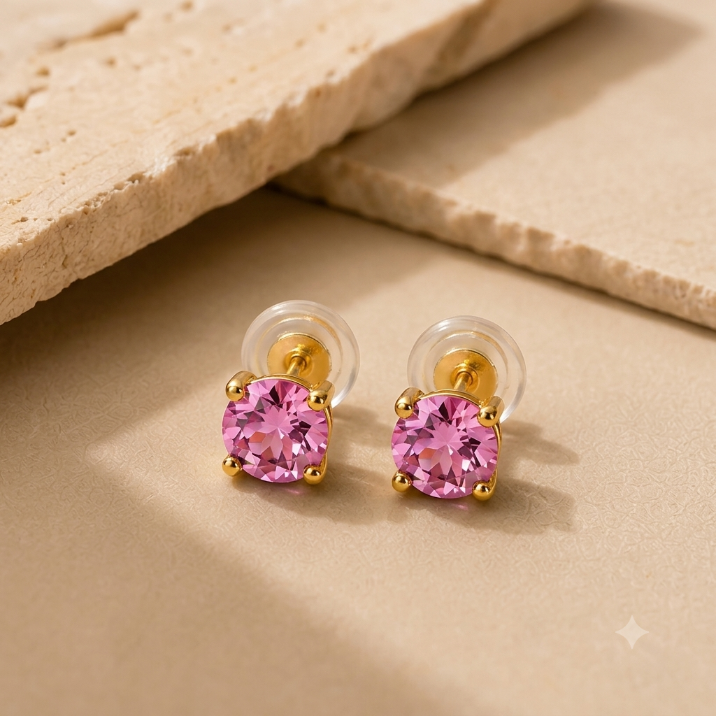 October Birthday Signature Studs