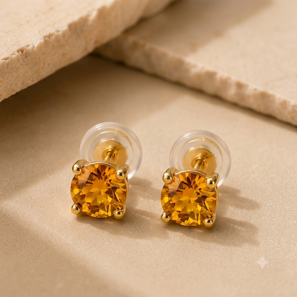 November Birthday Signature Studs