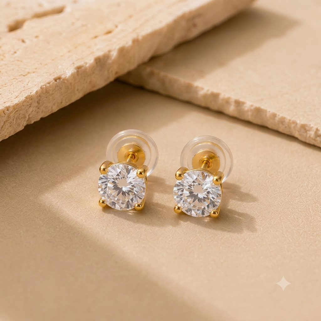 April Birthday Signature Studs