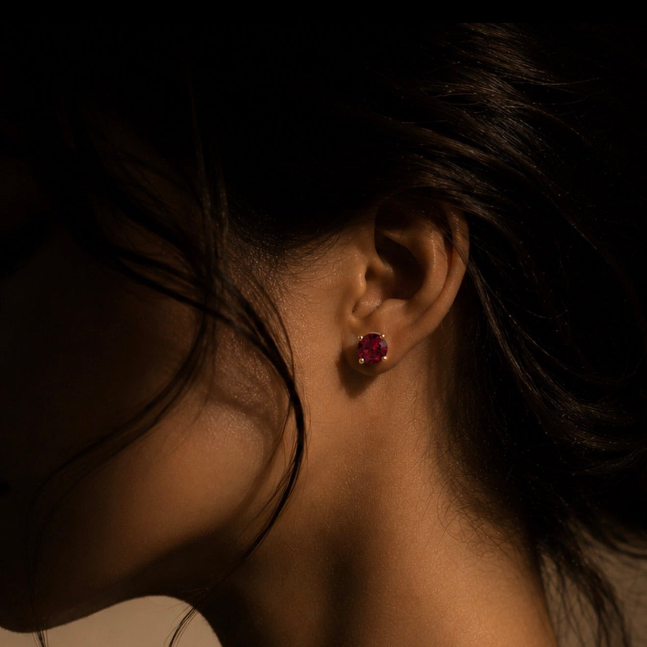 January Birthday Signature Studs