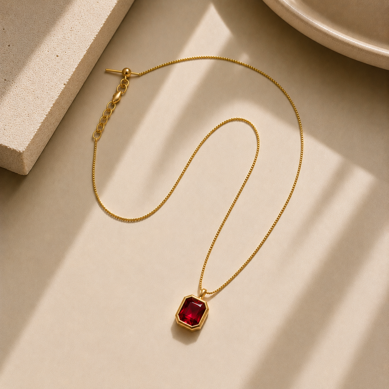 July Birthday Signature Necklace