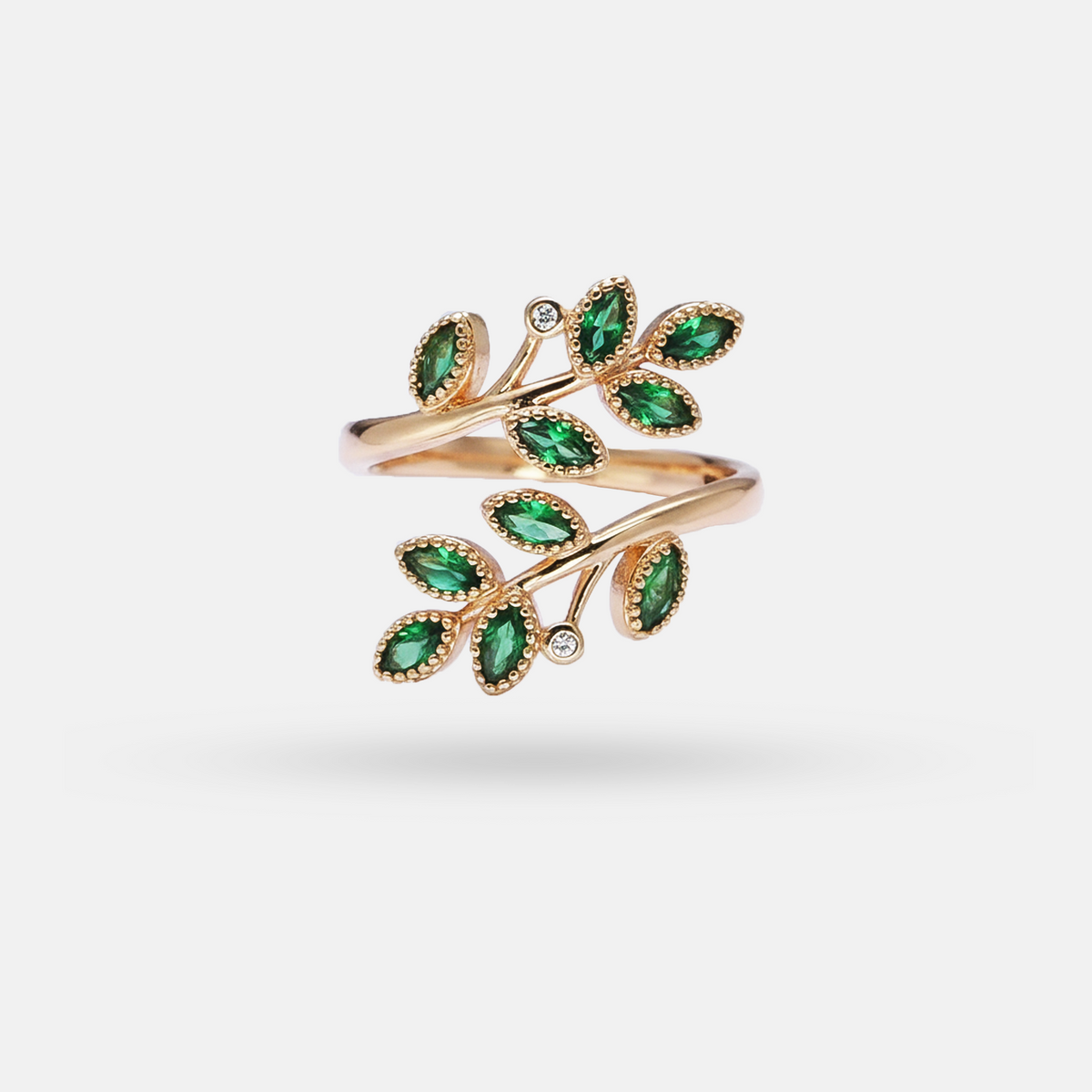 The Canaan Olive Crest Ring