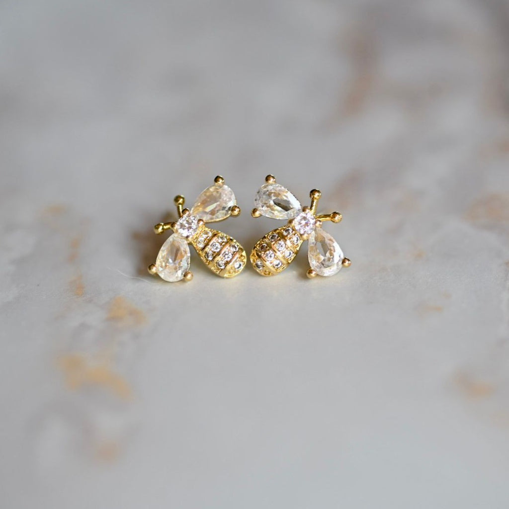 Queen Bee CZ Studs