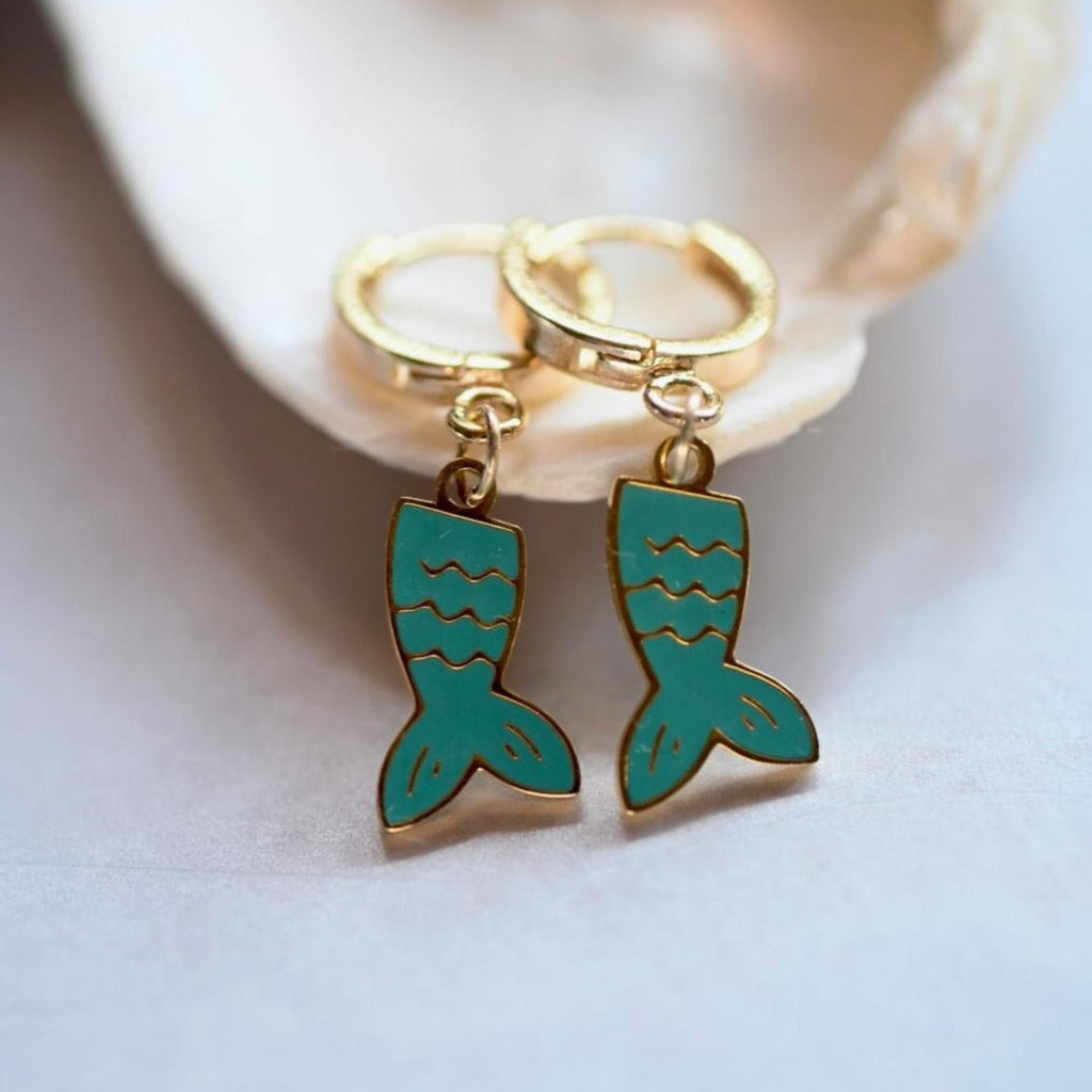 Aqua Dream Mermaid Hoops