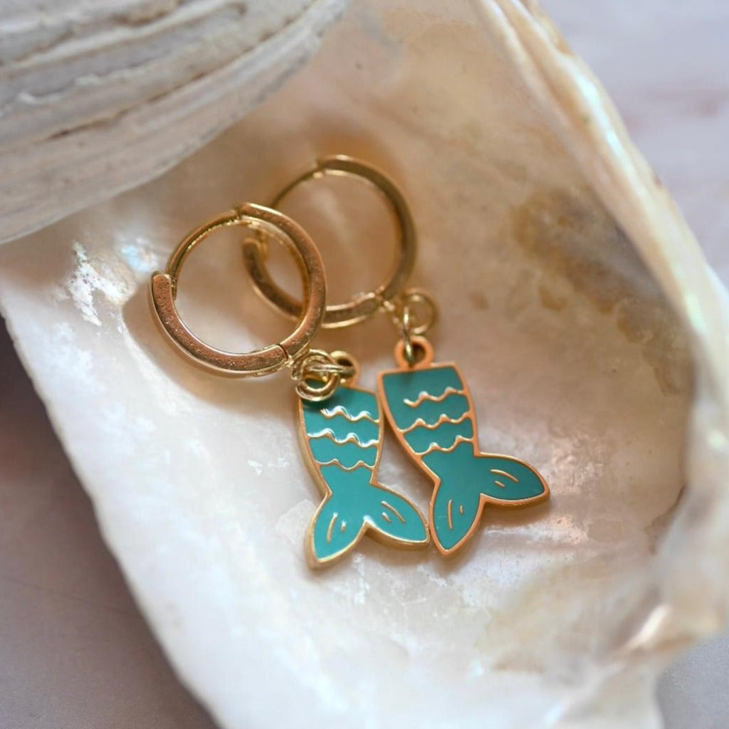 Aqua Dream Mermaid Hoops