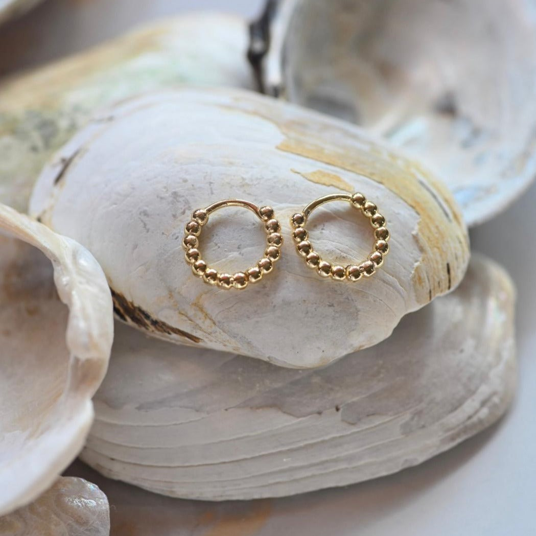 Mini Golden Bead Huggies