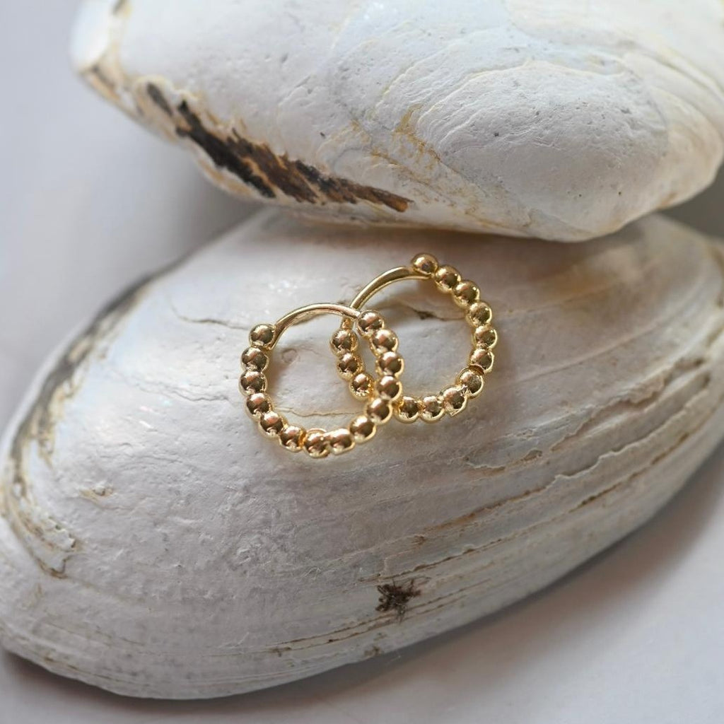 Mini Golden Bead Huggies