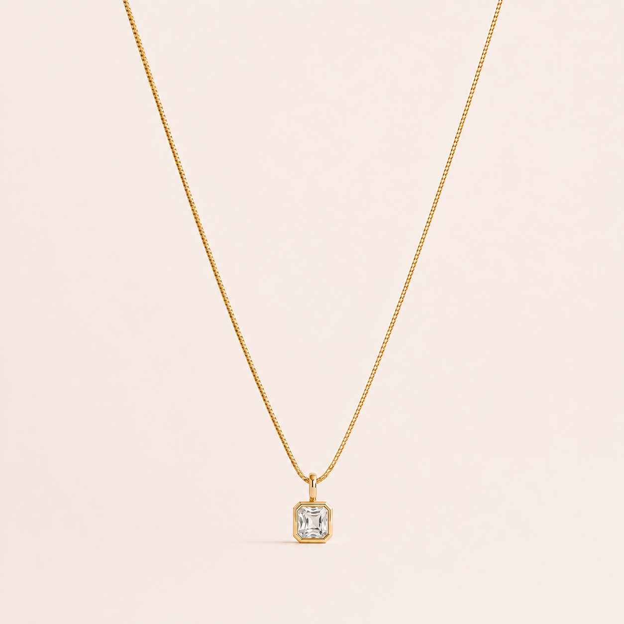 April Birthday Signature Necklace