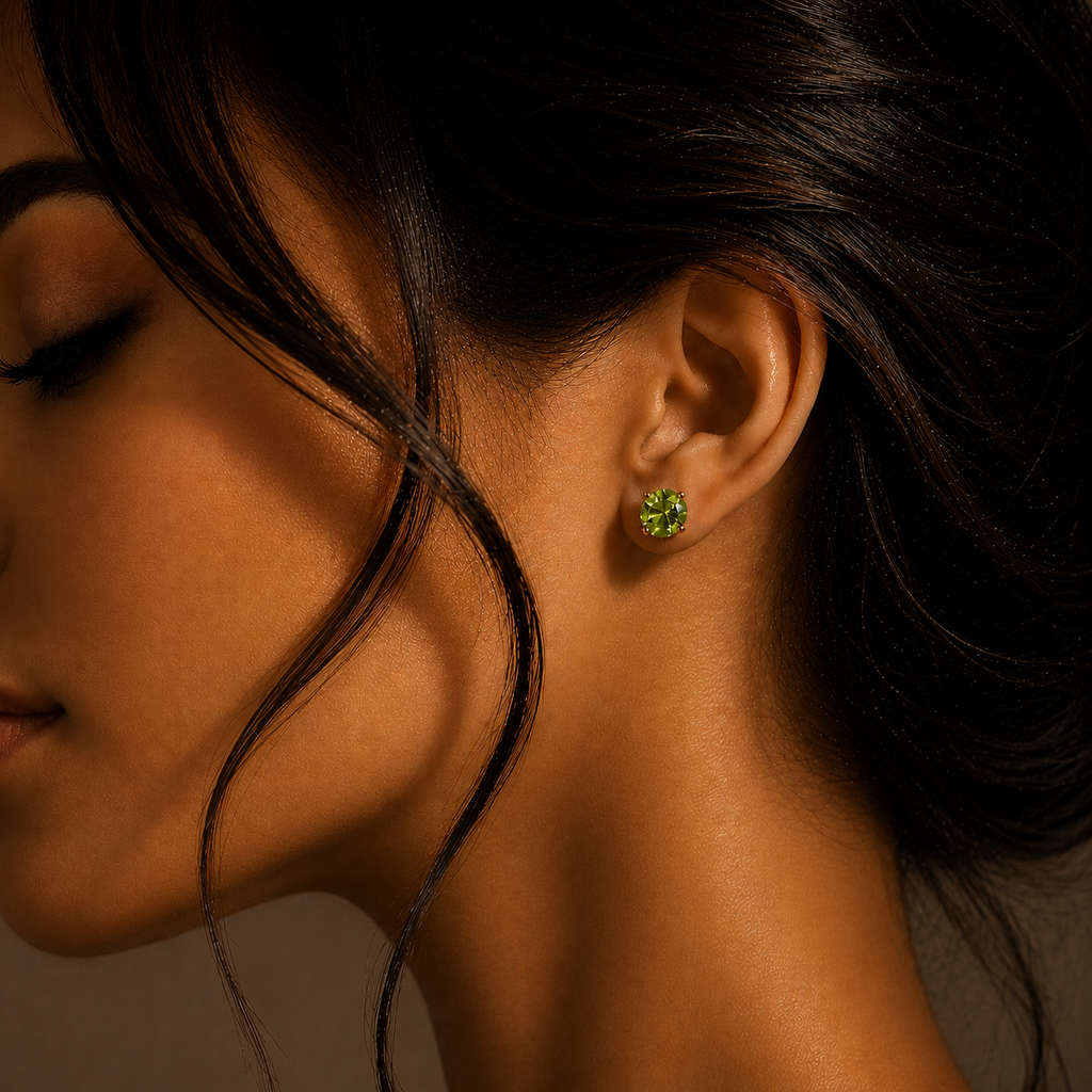 August Birthday Signature Studs