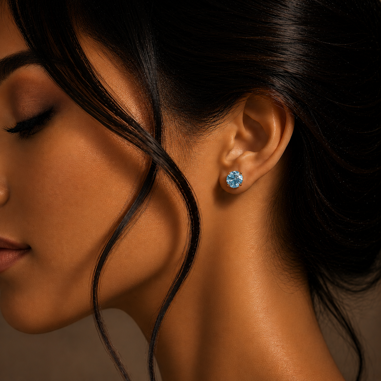 December Birthday Signature Studs