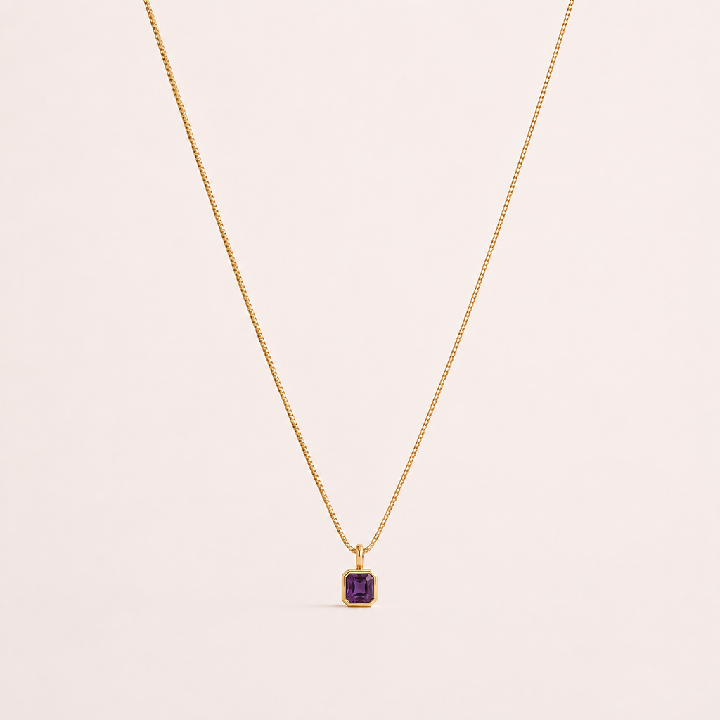 February Birthday Signature Necklace