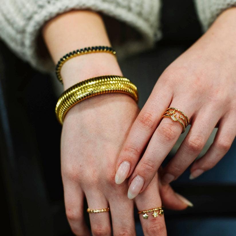 The Montclair Ribbed Bangle