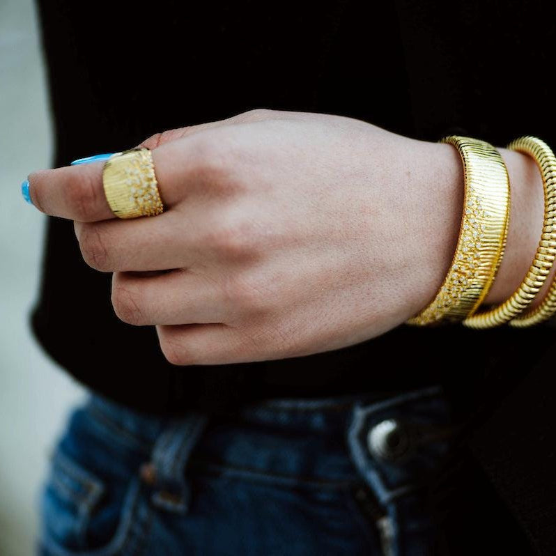 Golden Drip Ring