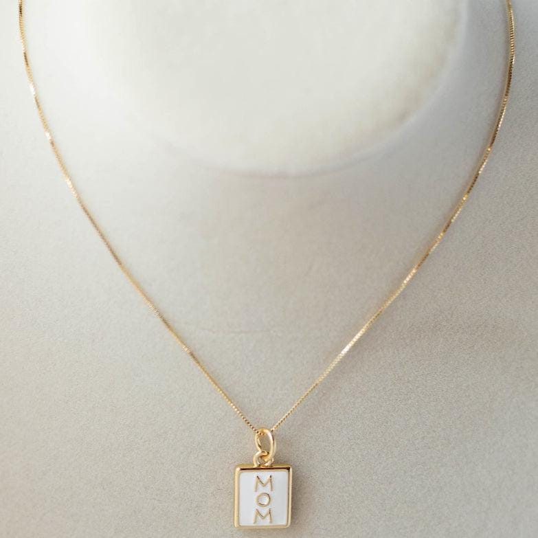 Call Me "MOM" Necklace