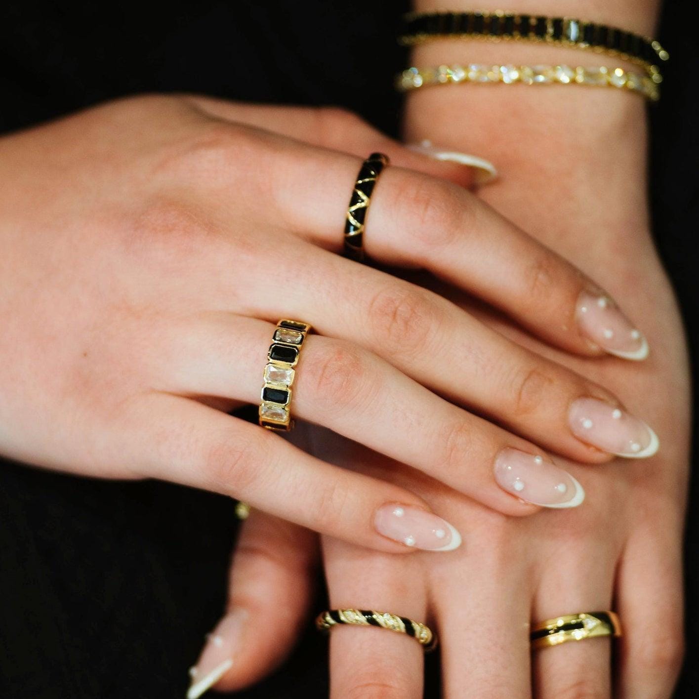 Eclipse Baguette Ring