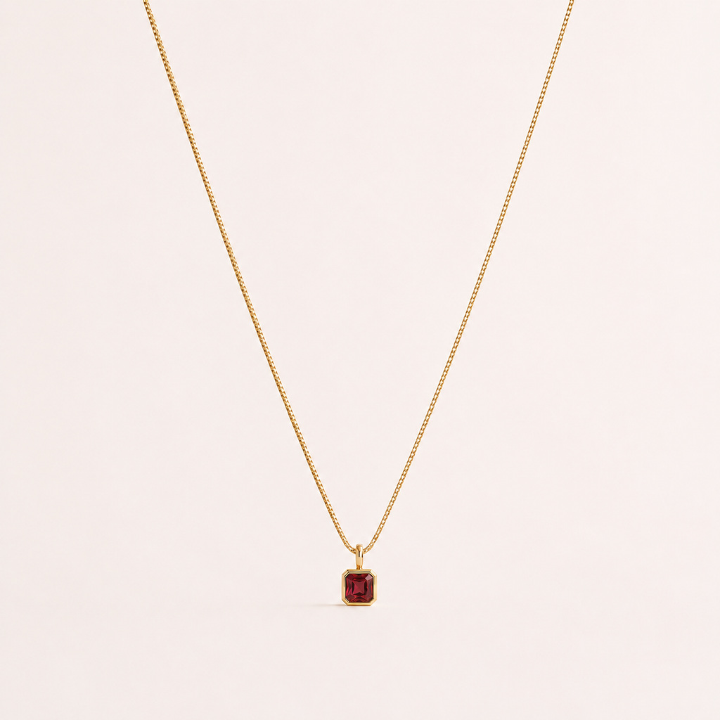 January Birthday Signature Necklace