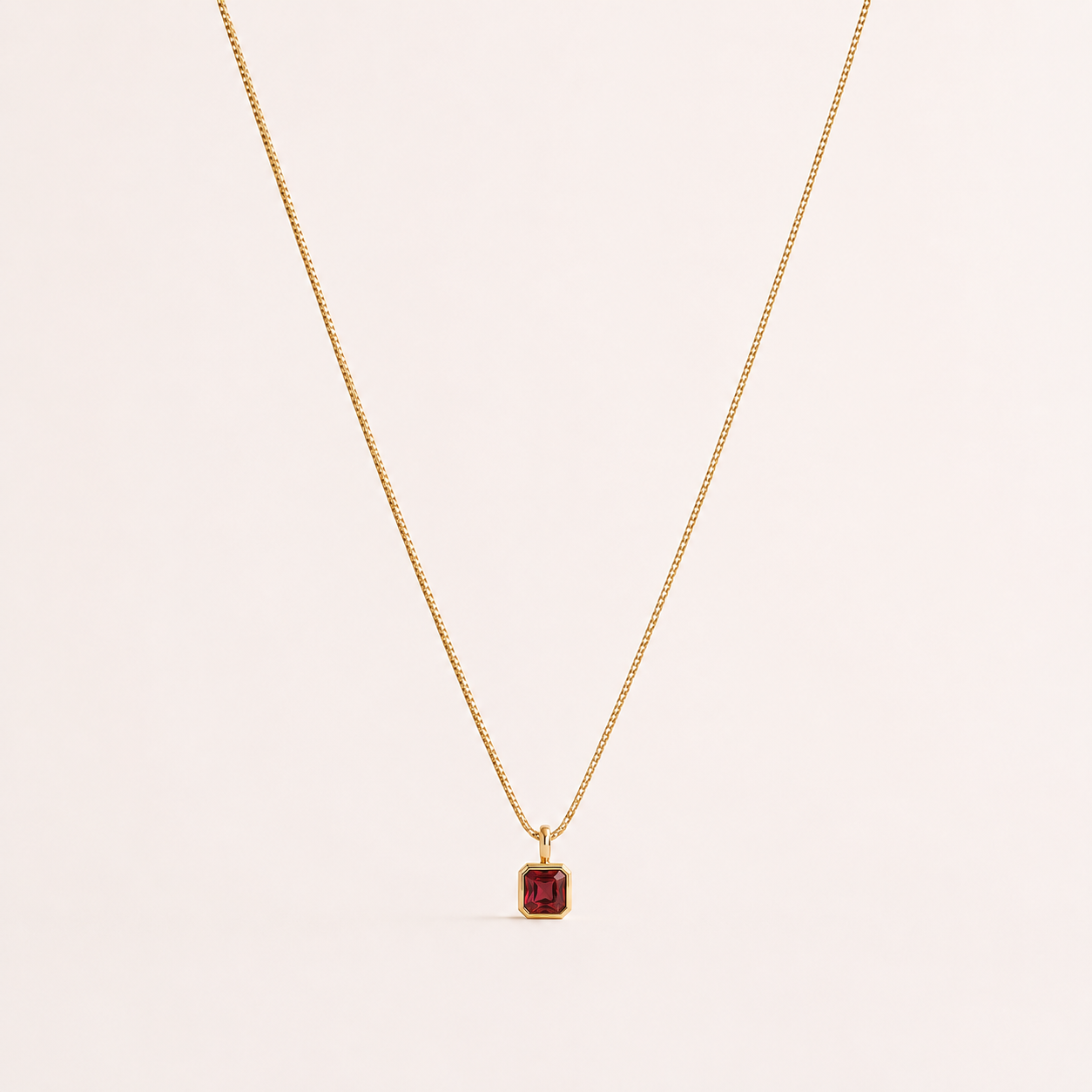 January Birthday Signature Necklace