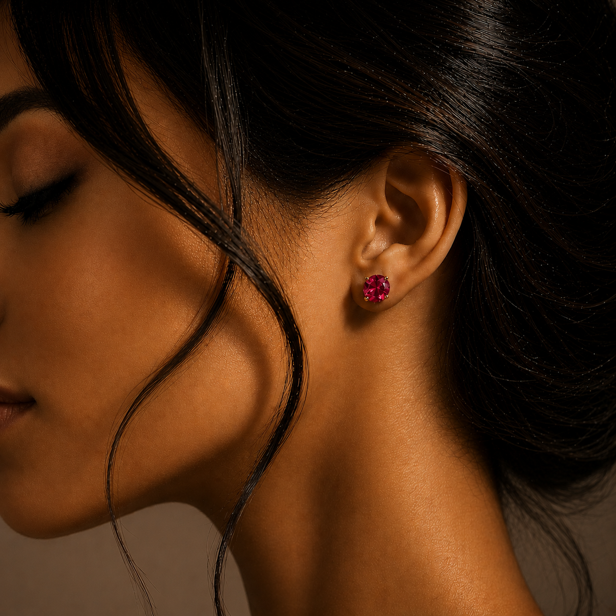 July Birthday Signature Studs