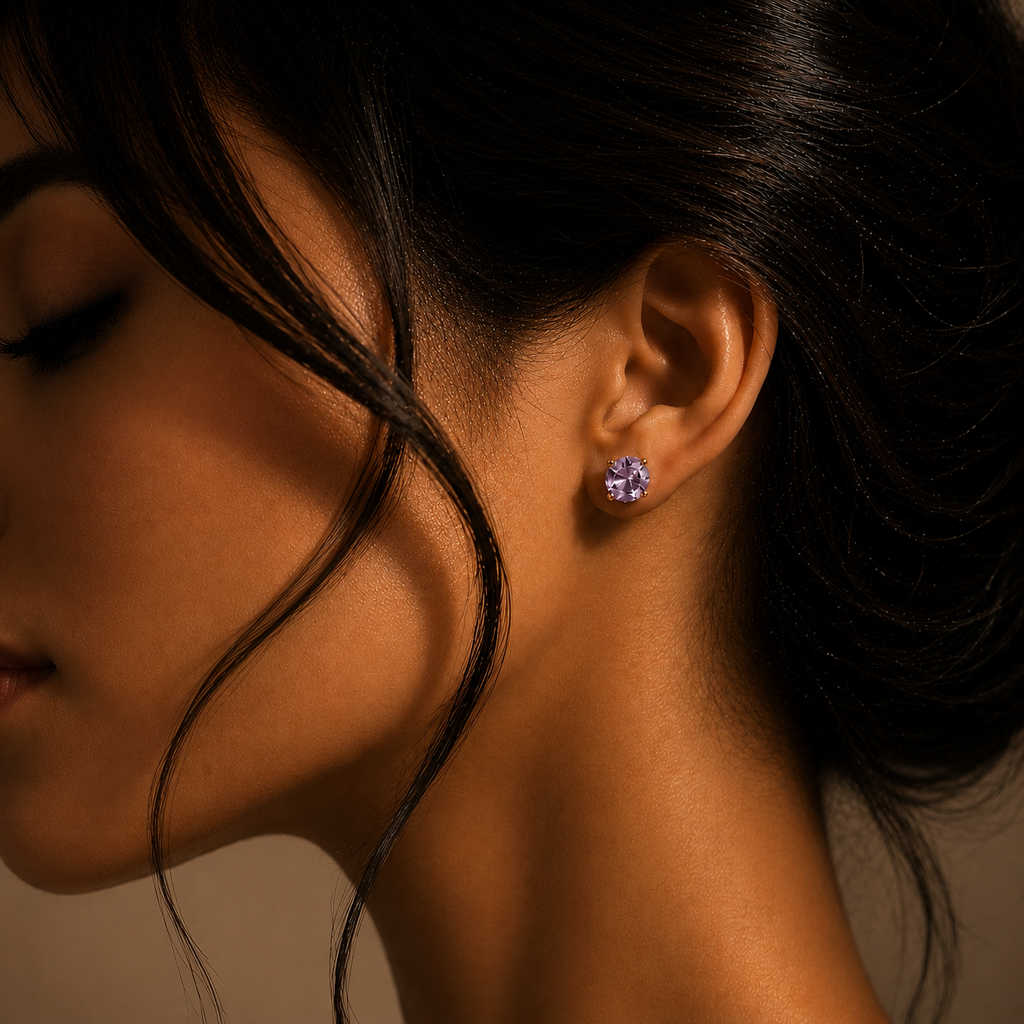 June Birthday Signature Studs