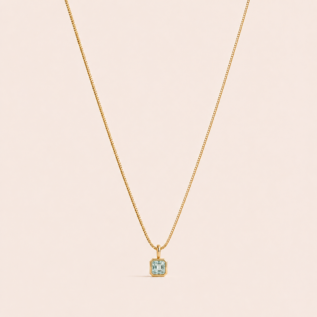 March Birthday Signature Necklace