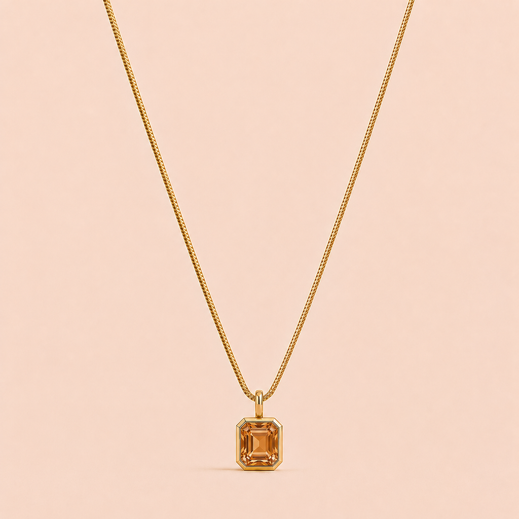 November Birthday Signature Necklace