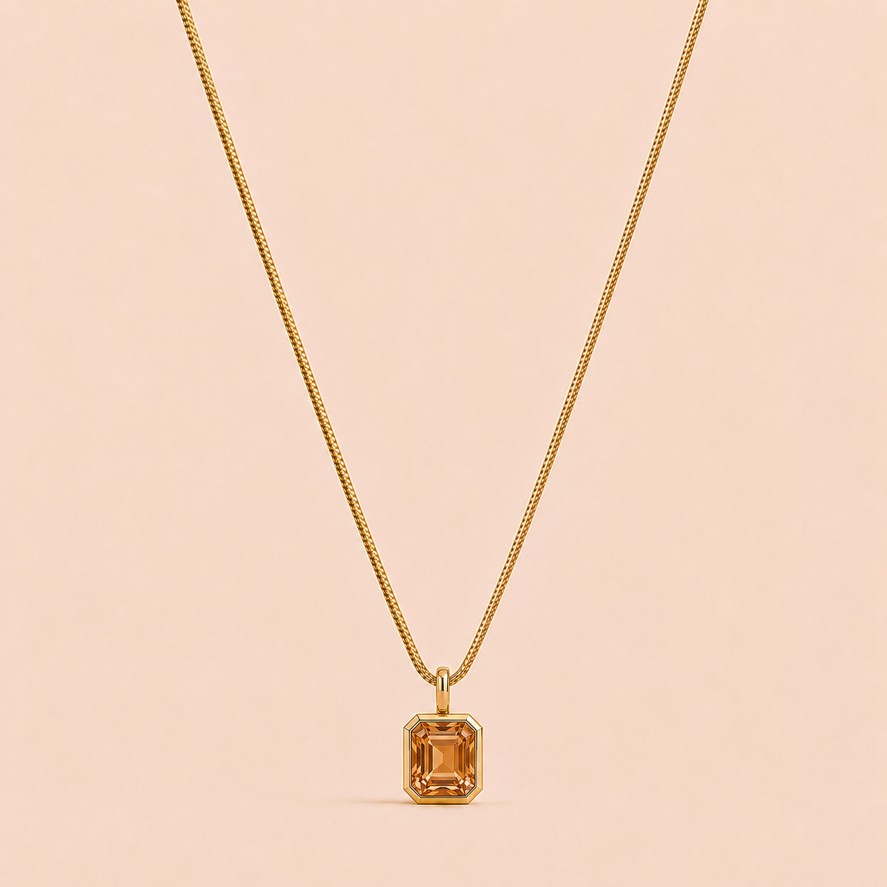 November Birthday Signature Necklace
