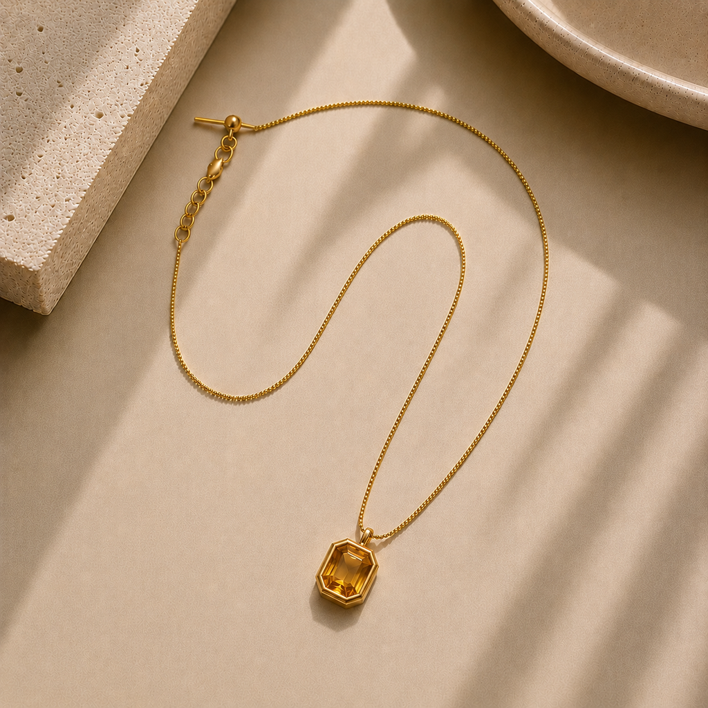 November Birthday Signature Necklace