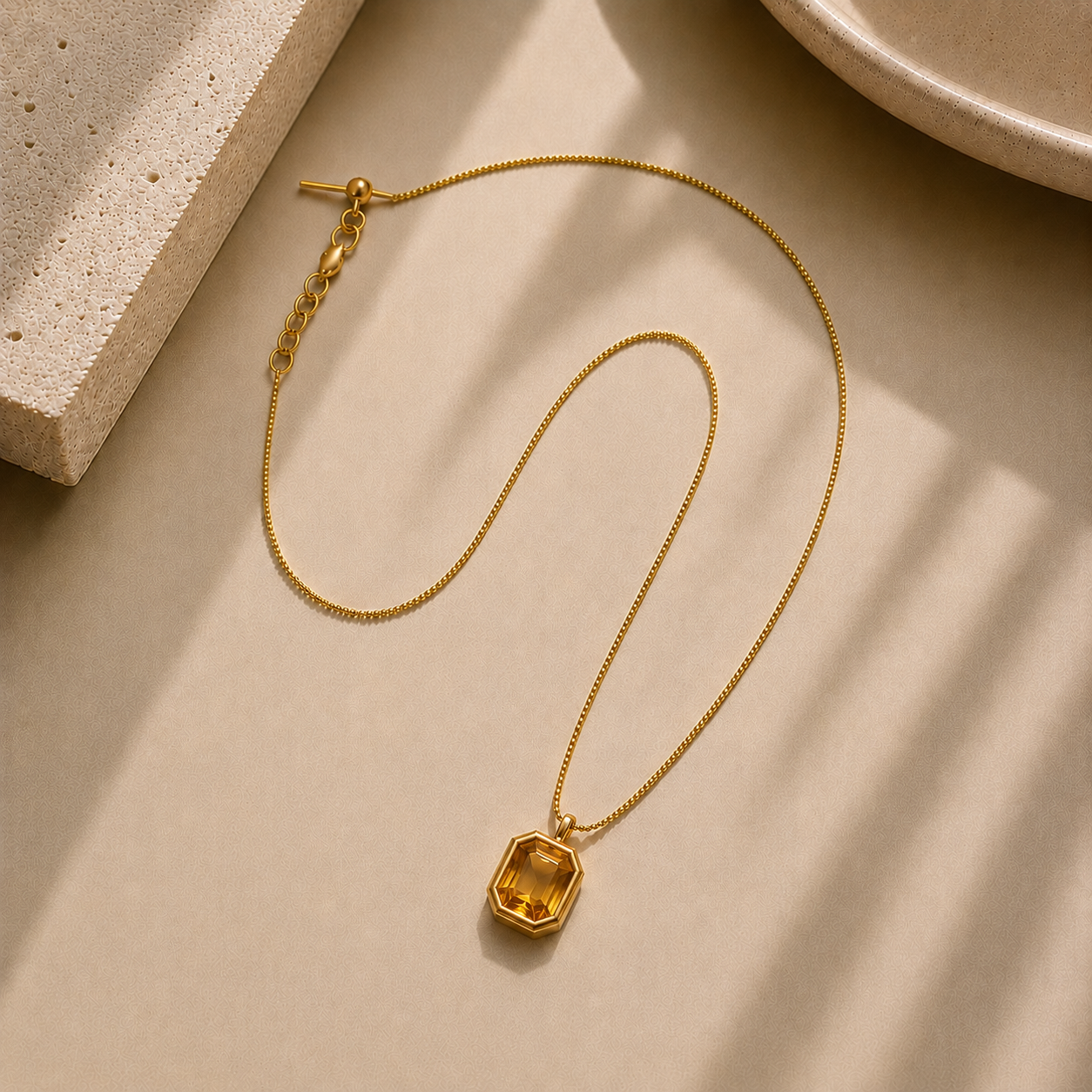November Birthday Signature Necklace
