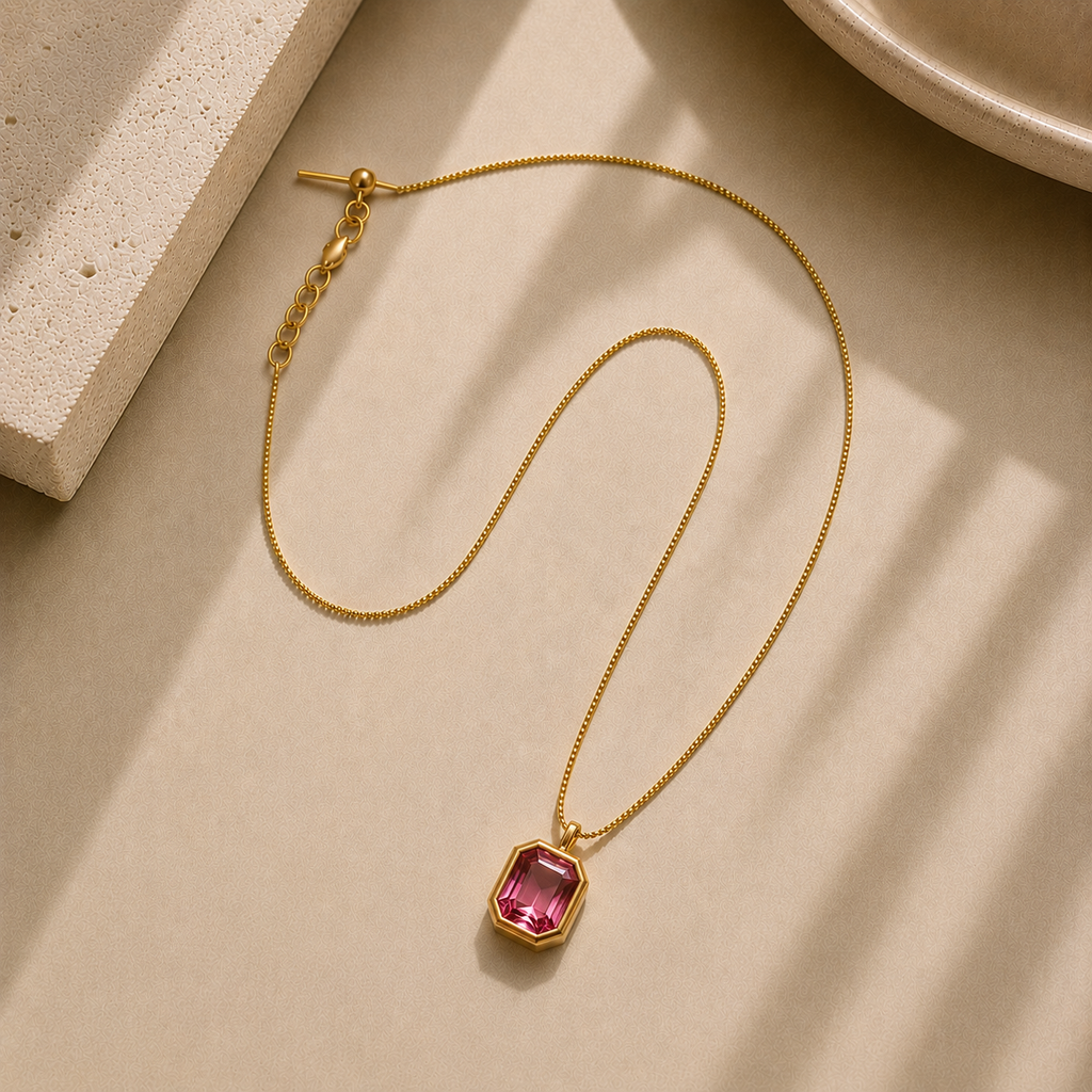 October Birthday Signature Necklace
