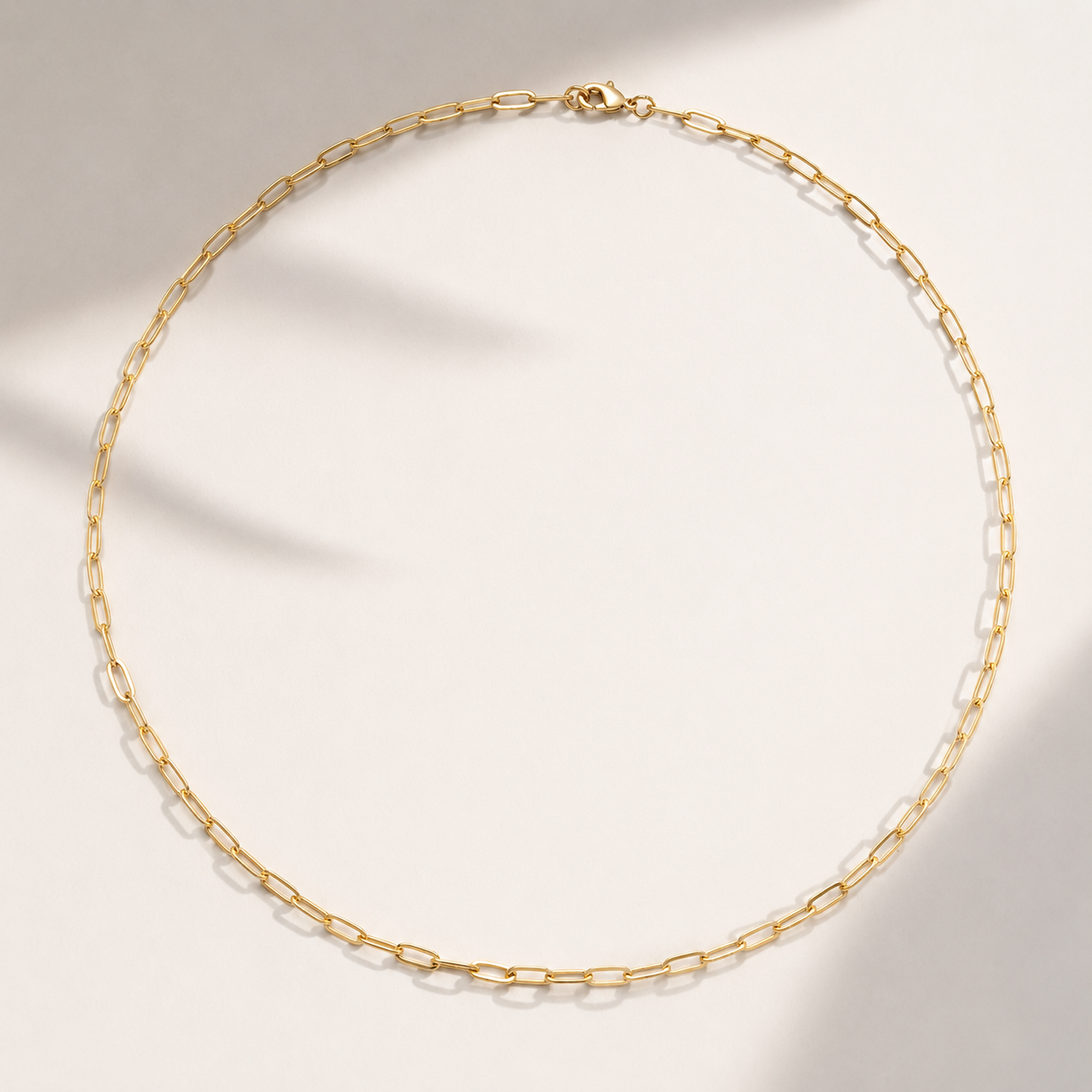 Aureline Paperclip Necklace