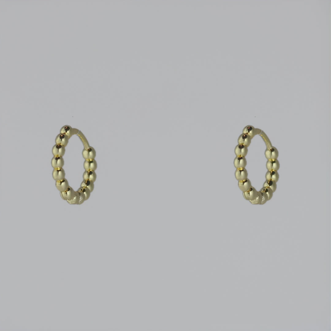 Mini Golden Bead Huggies