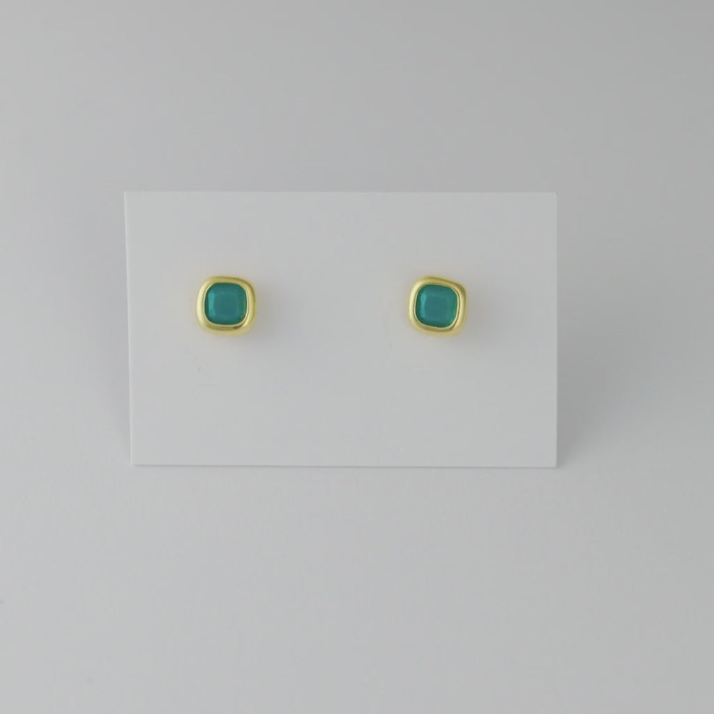 Turquoise Tranquility Studs