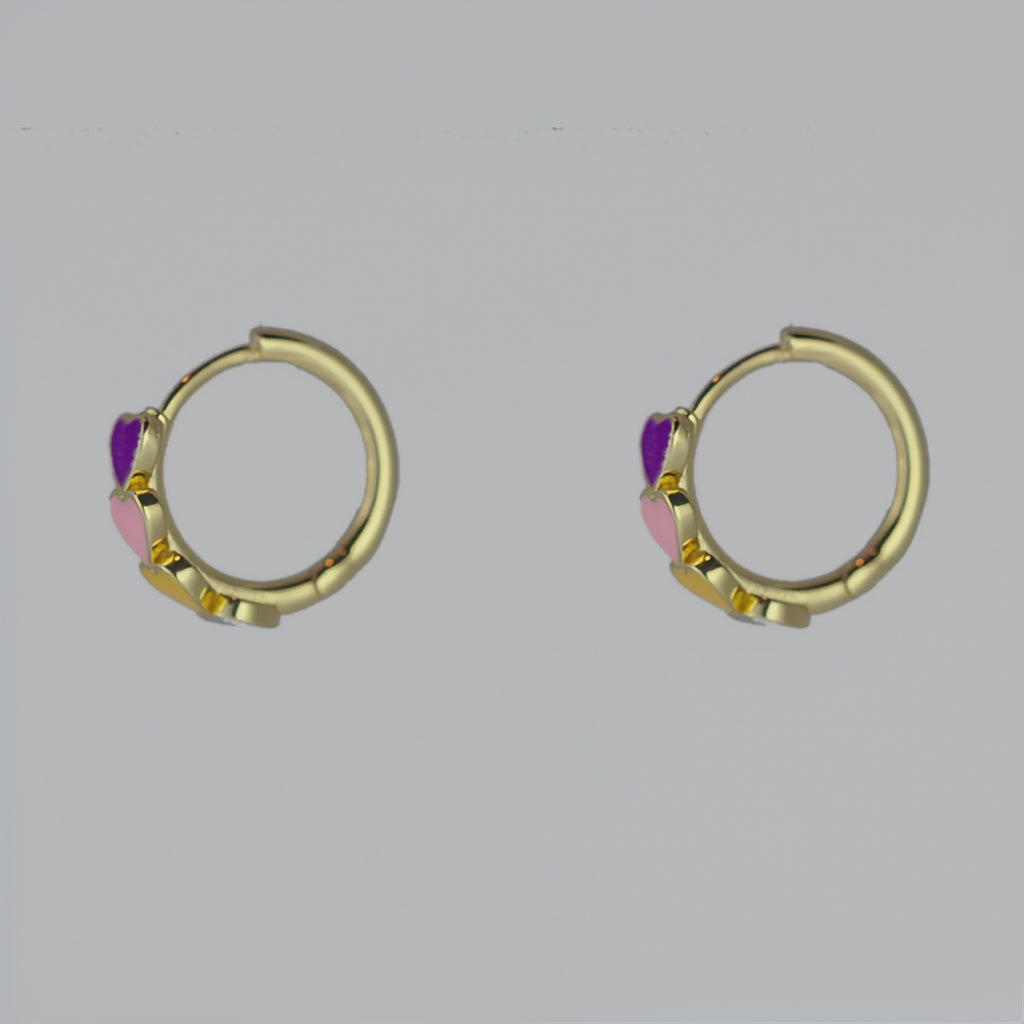 Rainbow Heart Huggies