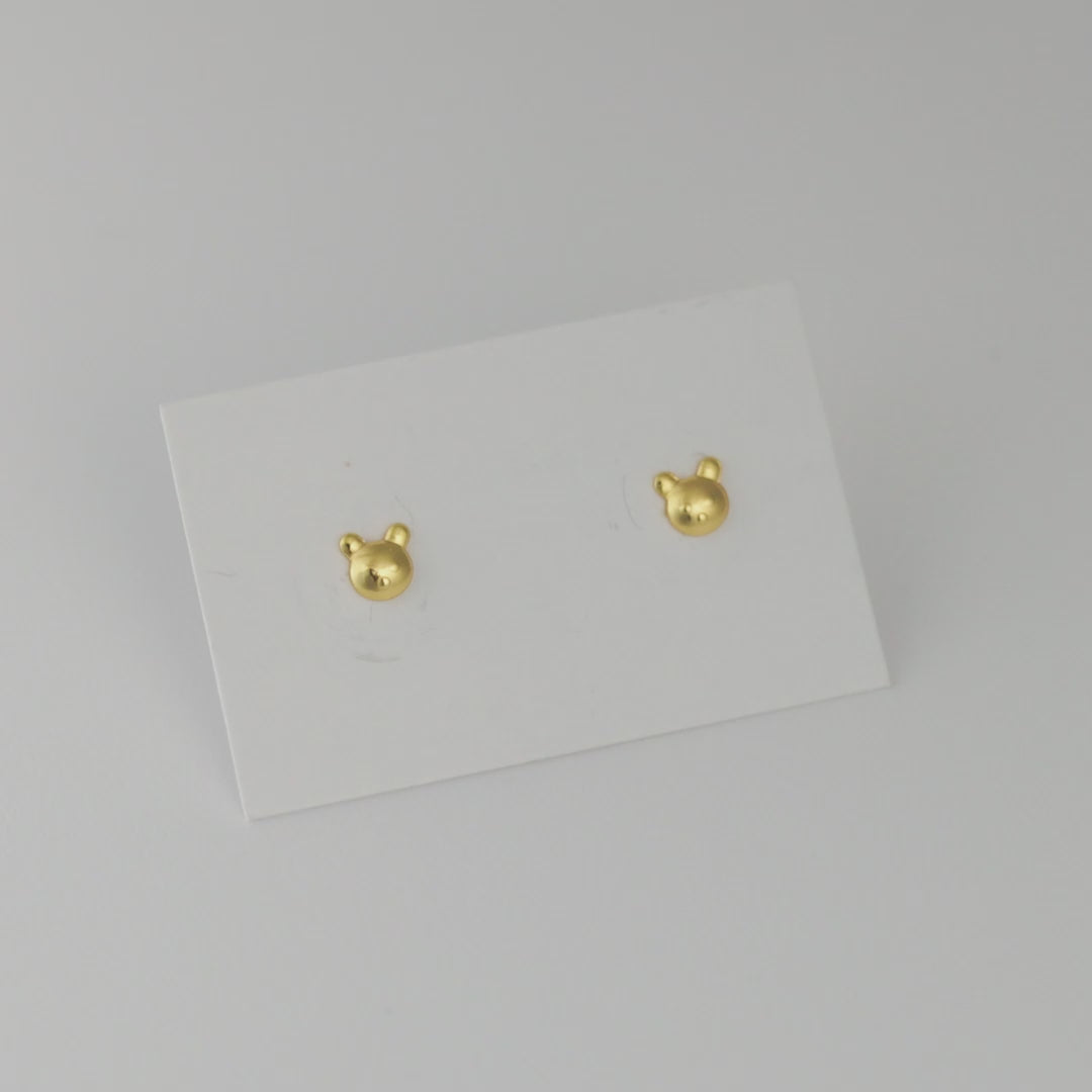 Mini Teddy Bear Studs