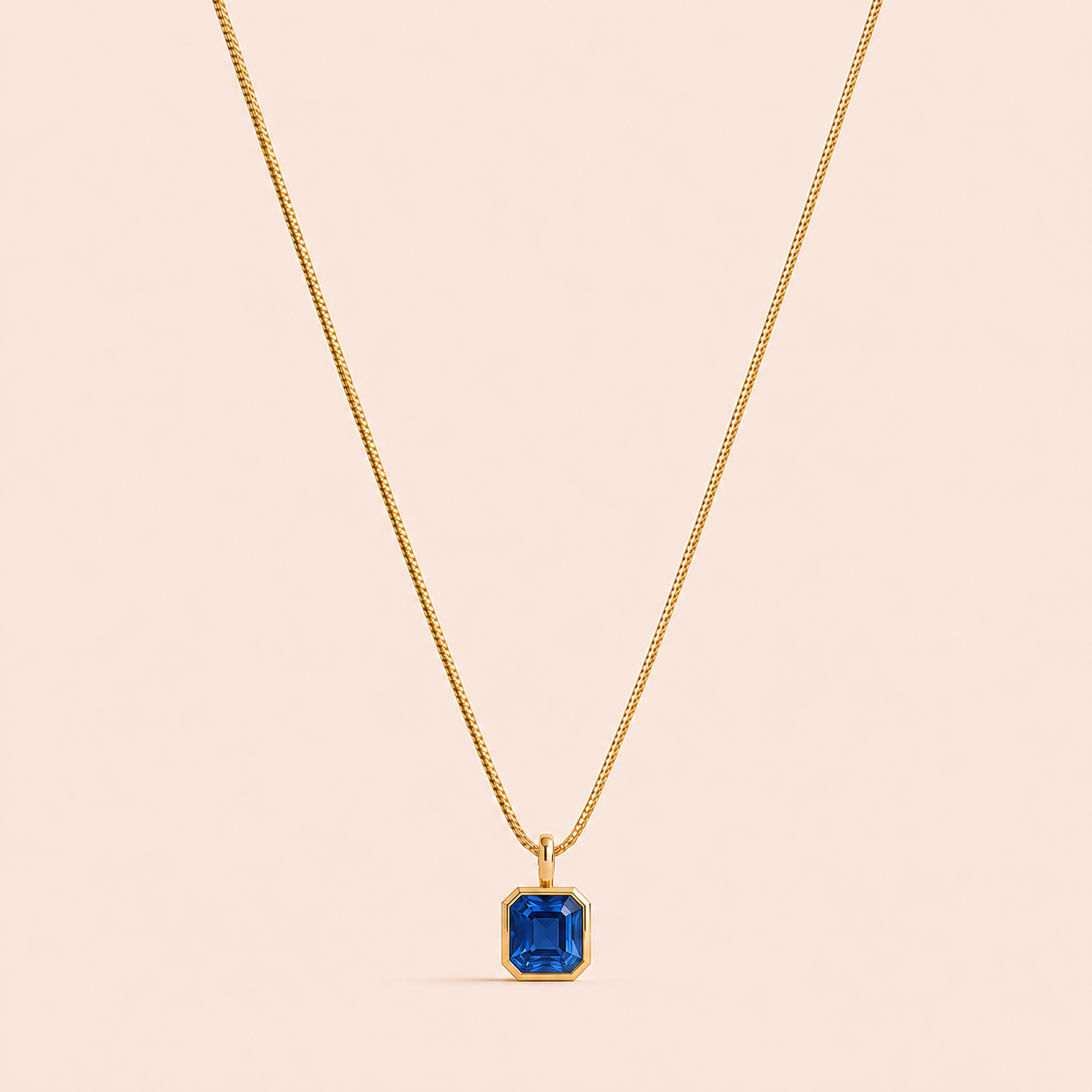September Birthday Signature Necklace